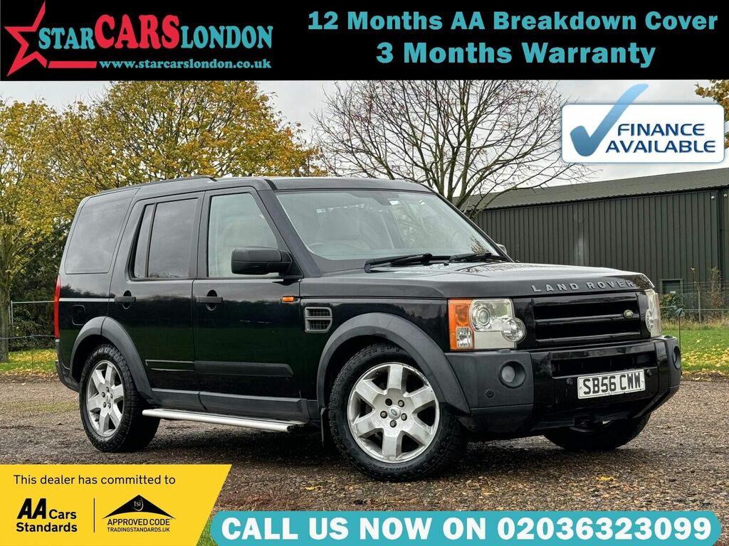 Compare Land Rover Discovery 3 2.7 Td V6 Hse 2006 SB56CWW Black