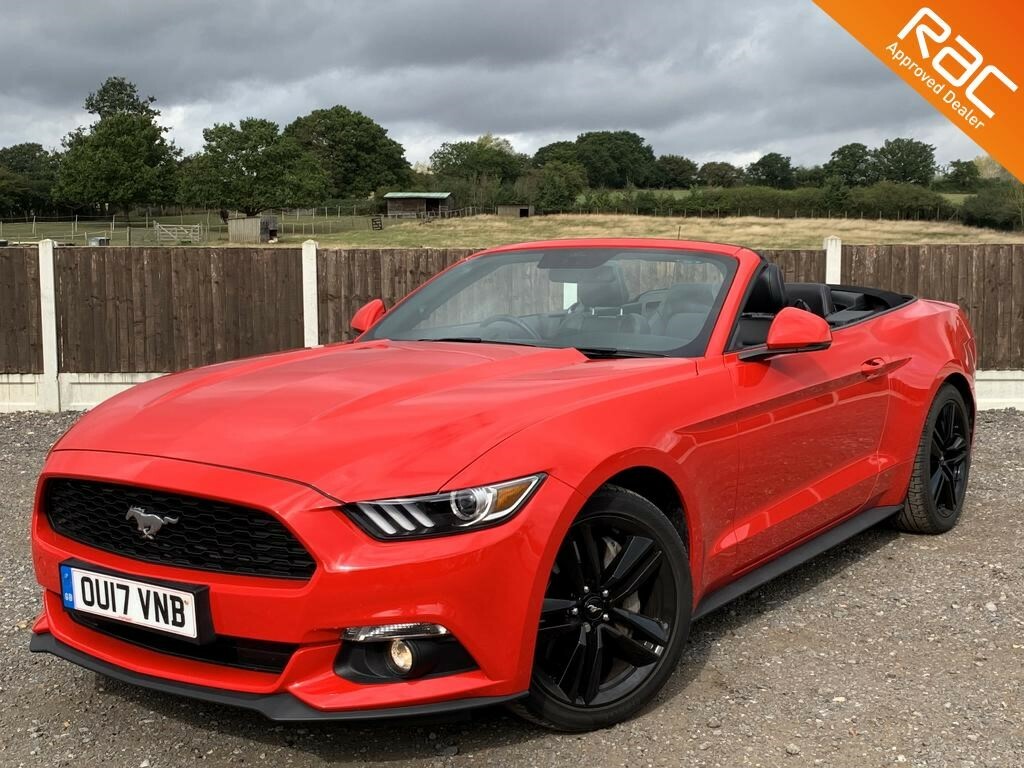 Compare Ford Mustang 2.3T Ecoboost Convertible OU17VNB Red