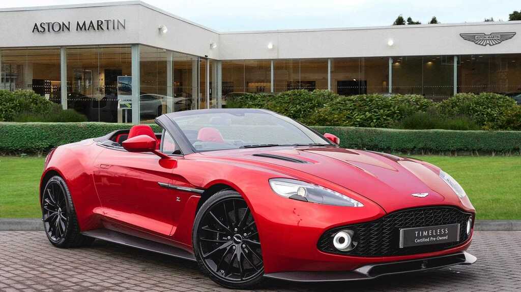 Compare Aston Martin Vanquish Zagato Volante V VO14NTE Red