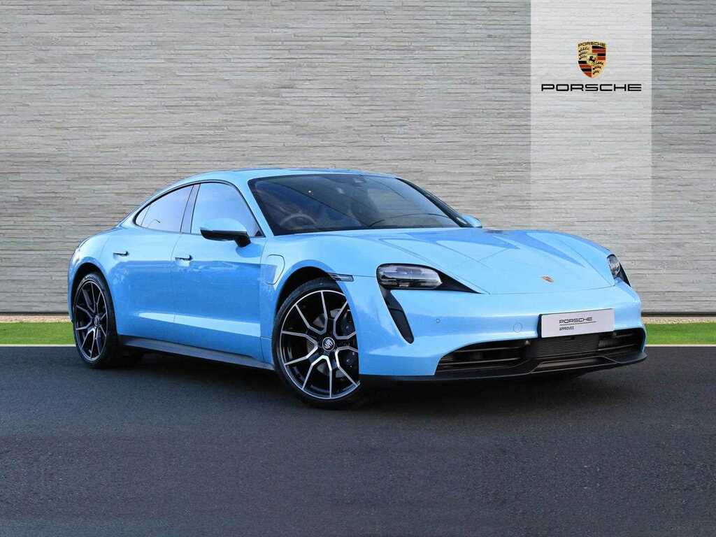 Compare Porsche Taycan 2024 BT73EWX Blue