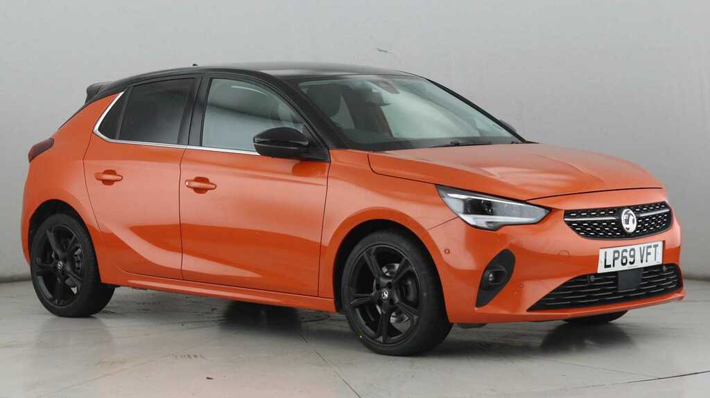 Compare Vauxhall Corsa 1.2 Turbo Elite Nav Premium LP69VFT Orange