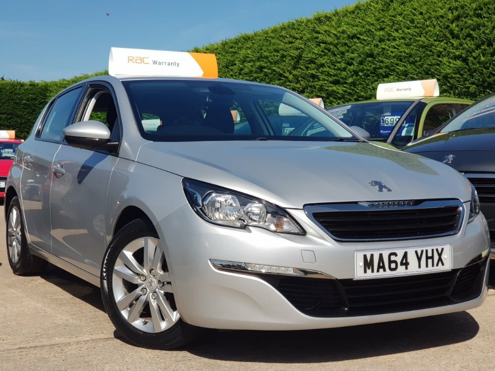 Compare Peugeot 308 1.6 Hdi Active Sat Nav Only 26,000 Miles Free MA64YHX Silver