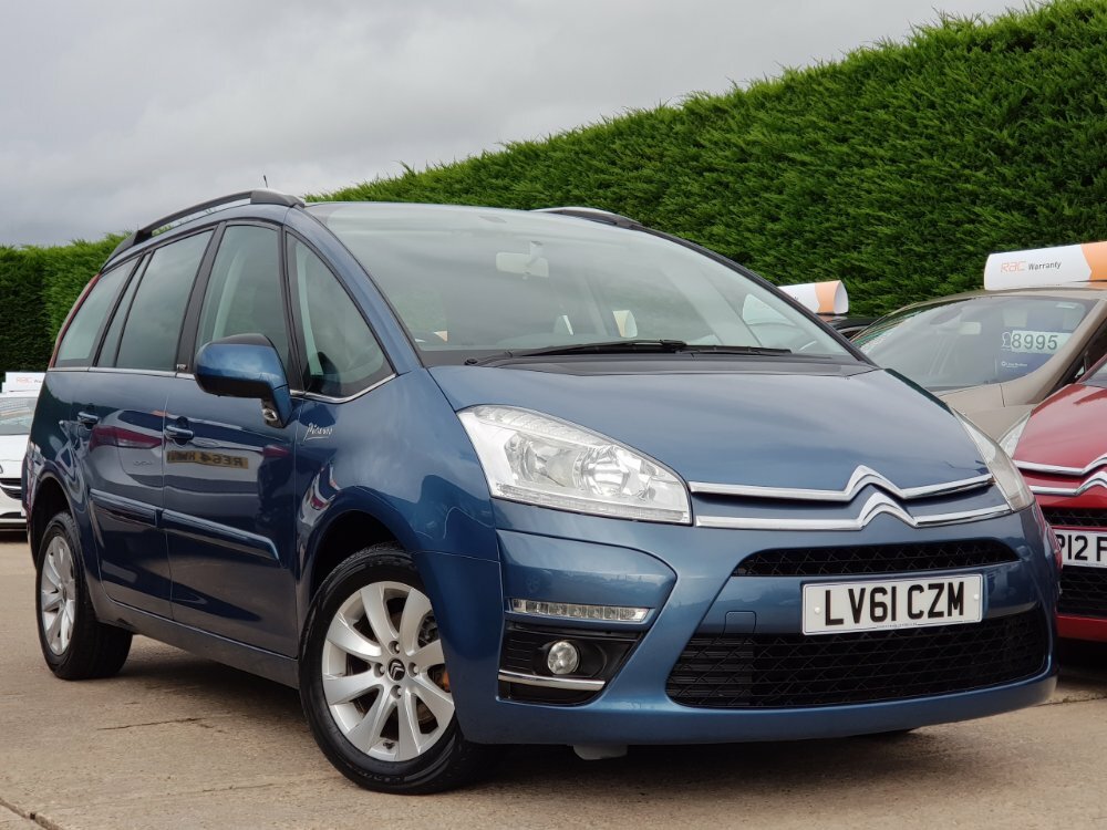 Compare Citroen Grand C4 Picasso 1.6Hdi Vtr 7 Seater One Owner LV61CZM Blue
