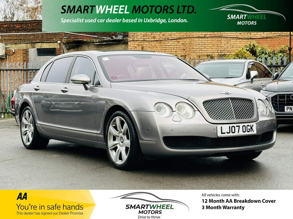 Compare Bentley Continental 6.0 W12 Flying Spur 4Wd Euro 4 LJ07OGK Silver