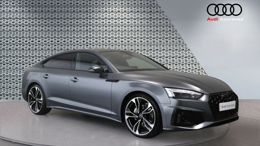 Compare Audi A5 40 Tfsi 204 Black Edition S Tronic Cs LE23UFK Grey