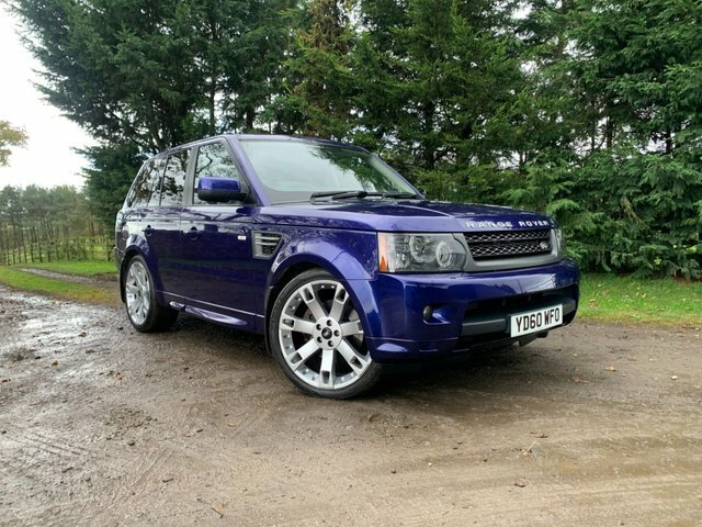Compare Land Rover Range Rover Sport Tdv6 Se YD60WFO Blue