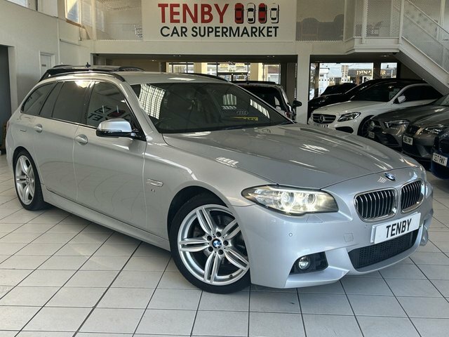 Compare BMW 5 Series Touring 2.0 520D M Sport Touring 188 Bhp YJ15XAH Silver