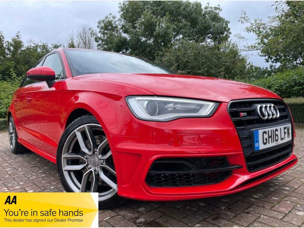 Compare Audi S3 2.0 Tfsi Sportback S Tronic Quattro Euro 6 Ss GH16LFW Red