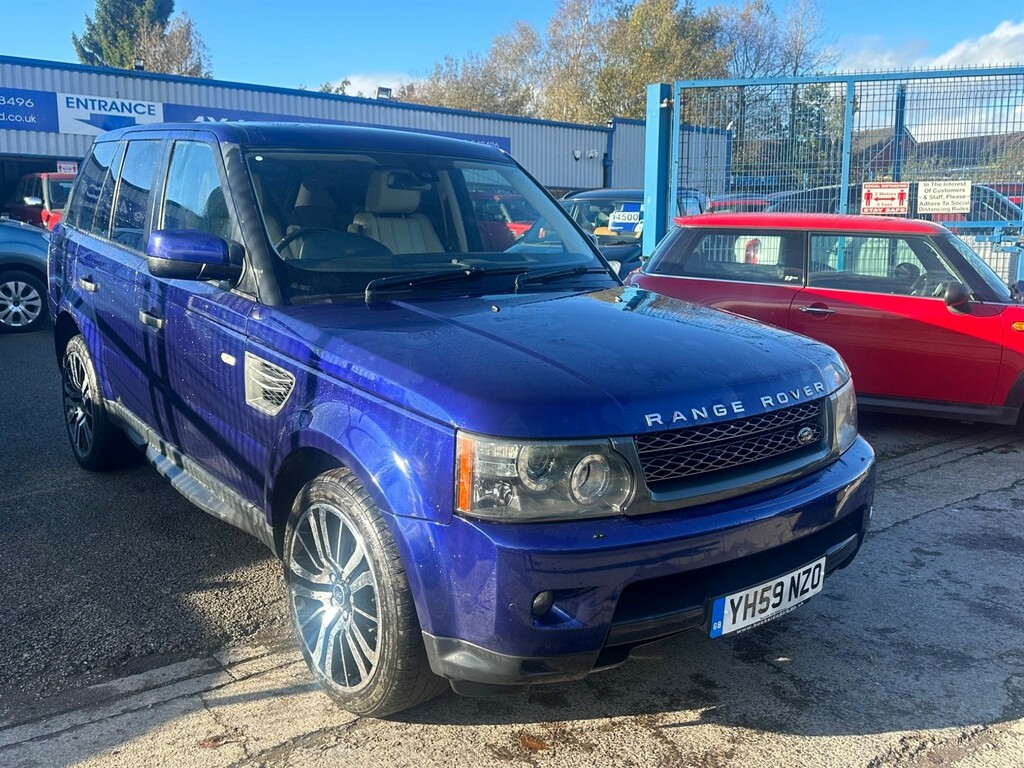 Compare Land Rover Range Rover Sport 3.0 Td V6 Hse Commandshift 4Wd Euro 4 YH59NZO Blue