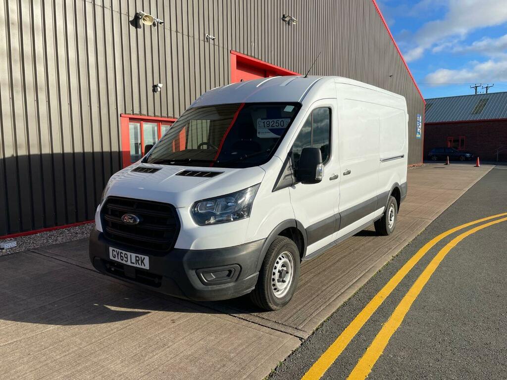 Compare Ford Transit Custom Panel Van 2.0 350 Ecoblue Leader 2019 GY69LRK White