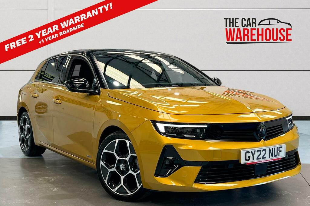 Compare Vauxhall Astra 1.2 Turbo 130 Ultimate GY22NUF Yellow