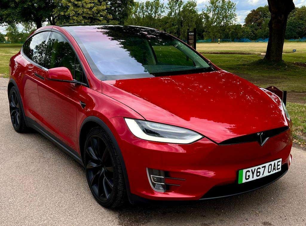 Compare Tesla Model X Model X 100D GY67OAE Red