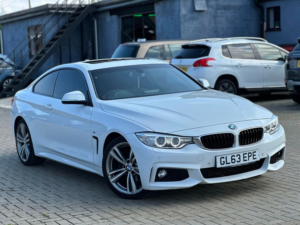 Compare BMW 4 Series 420D M Sport GL63EPE White