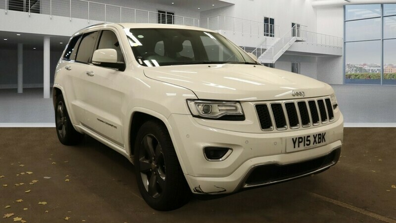 Compare Jeep Grand Cherokee V6 Crd Overland YP15XBK White