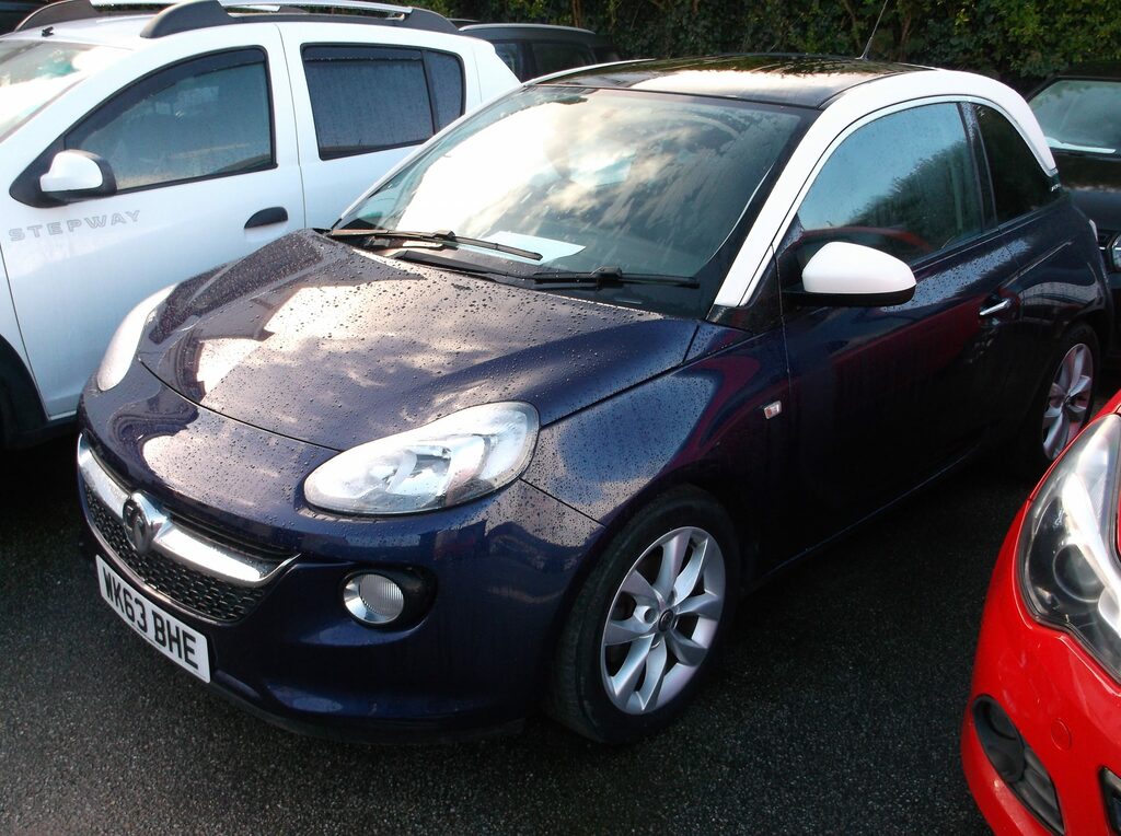 Compare Vauxhall Adam 1.4 Jam, 3Dr, Hb, Blue Met, 47000 Miles Only, Ver WK63BHE Blue