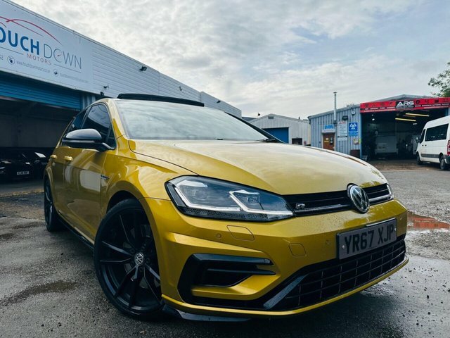 Compare Volkswagen Golf 2.0L R Tsi Dsg 306 Bhp YR67XJP Yellow