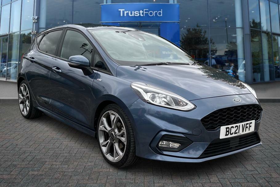Compare Ford Fiesta 1.0 Ecoboost Hybrid Mhev 125 St-line X Edition BC21VFF Blue