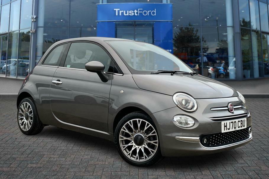 Compare Fiat 500 1.0 Mild Hybrid Star With Panoramic Roof, Rear HJ70CBU Grey