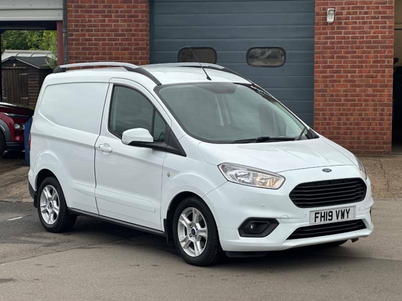 Compare Ford Transit Courier 1.5 Tdci 100Ps Limited Van 6 Speed FH19VWY White