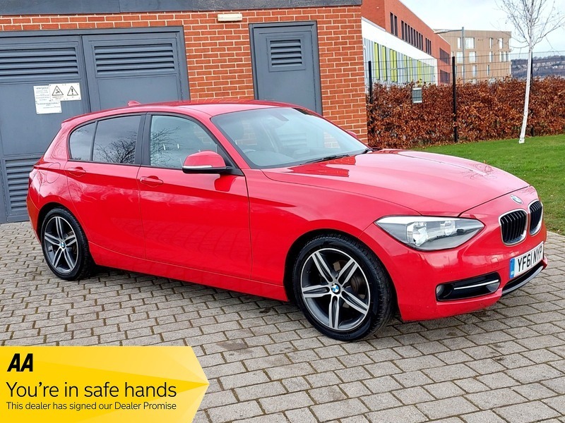 Compare BMW 1 Series 116I Sport YF61NYP Red