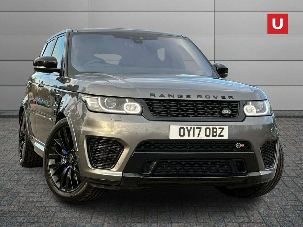Compare Land Rover Range Rover Sport Range Rover Sport Svr V8 OY17OBZ Grey