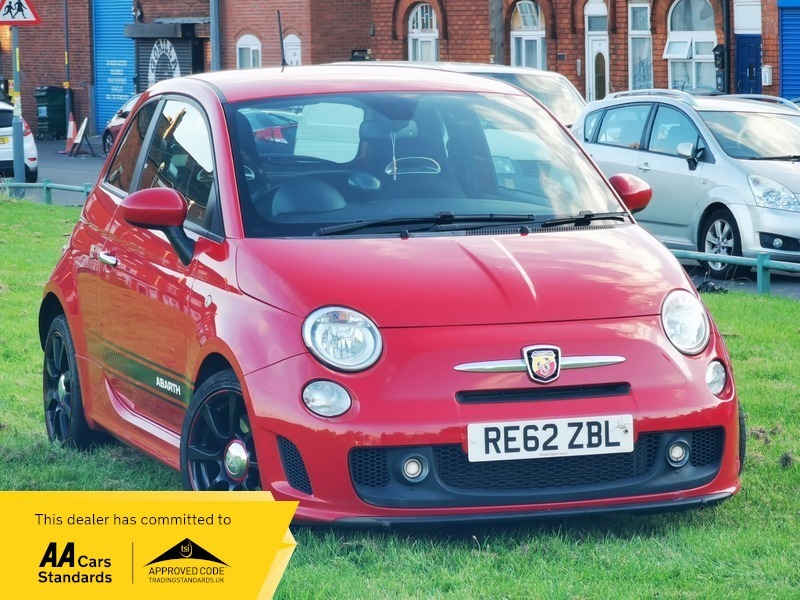 Compare Abarth 500 Hatchback RE62ZBL Red