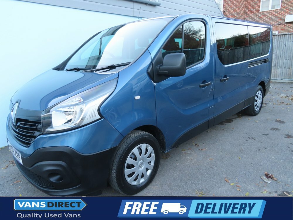 Compare Renault Trafic Ensergy Business 1.6 Dci 125 9 Seat Minibus Euro 6 EY66ZRP Blue