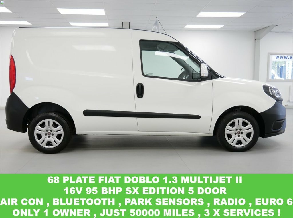 Compare Fiat Doblo 1.3 Multijet II 16V 95 Bhp Sx Edition Air Con WP68YSO White