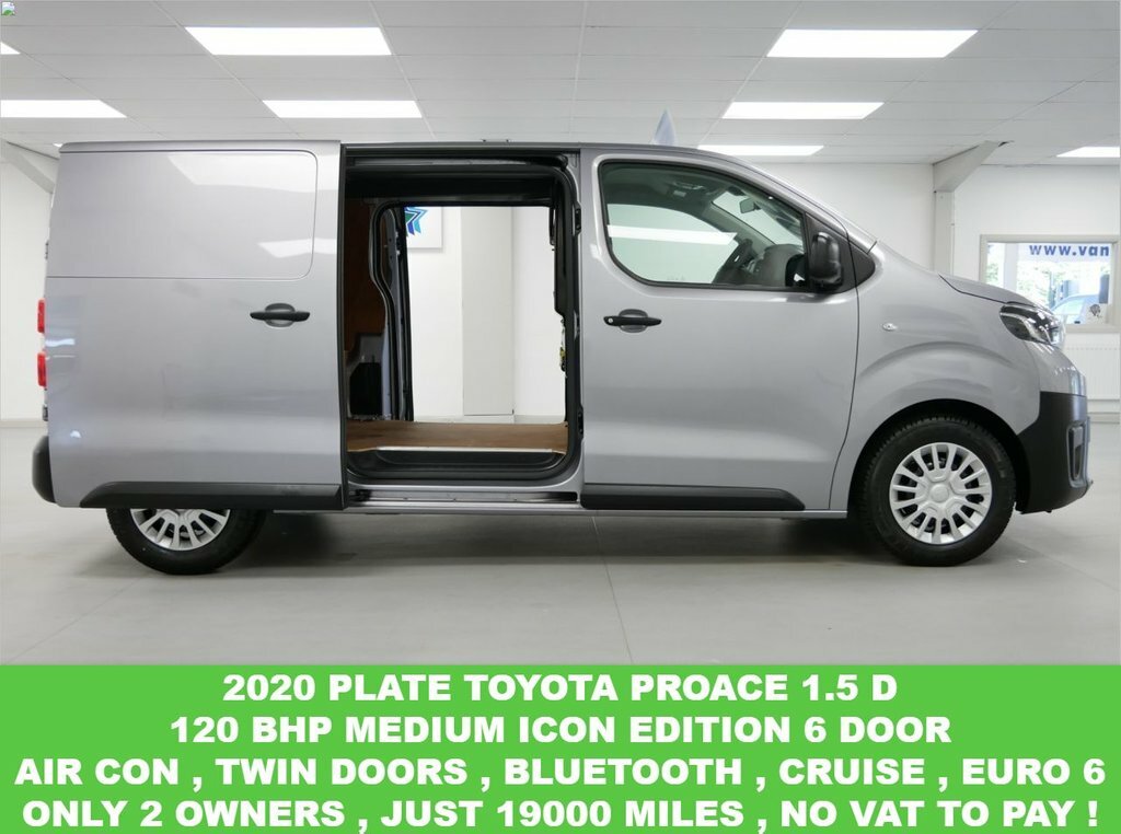 Compare Toyota PROACE 1.5 D 120 Bhp Medium Icon Edition 6Dr No Vat AU20VBP Grey