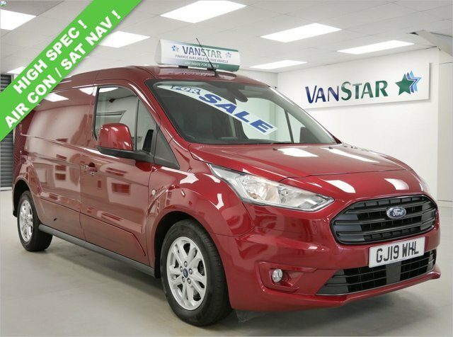 Compare Ford Transit Connect 1.5 Ebl 120 L2 240 Limited Sat Nav GJ19WHL Red