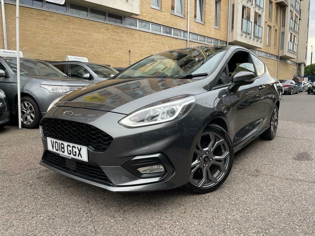 Compare Ford Fiesta 1.0T Ecoboost St-line X Euro 6 Ss VO18GGX Grey