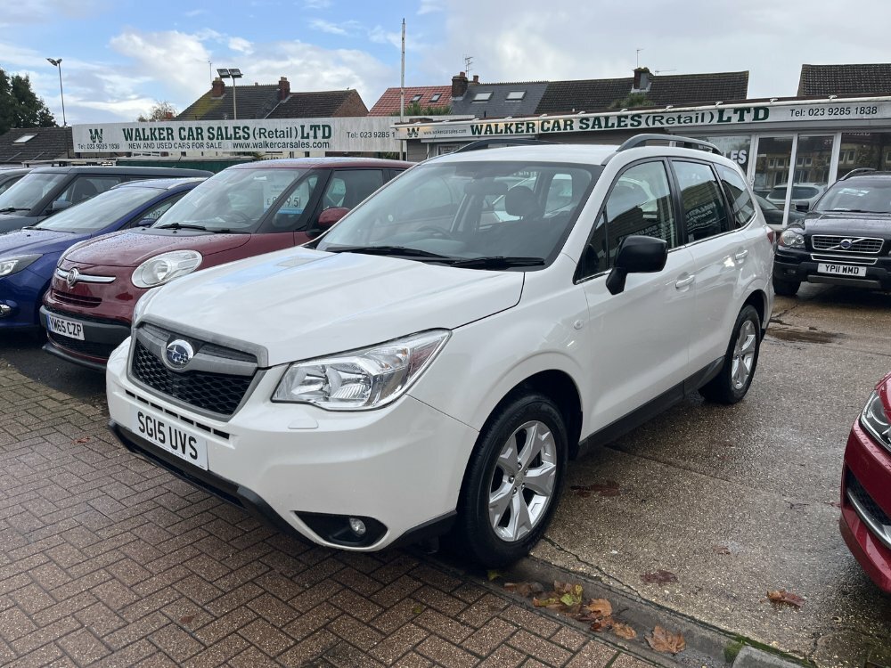 Subaru Forester 2.0D X Lineartronic White #1