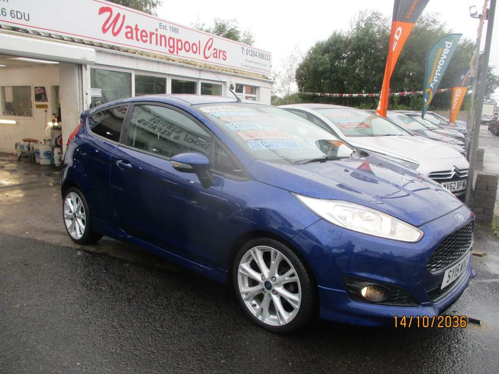 Compare Ford Fiesta 1.0T Ecoboost Zetec S Euro 6 Ss SY15WXO Blue
