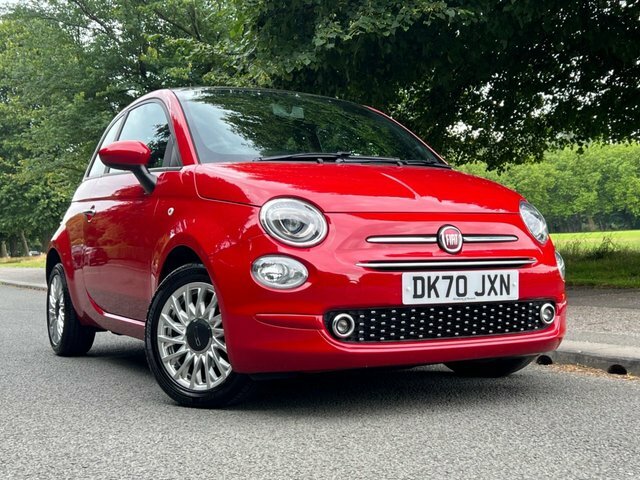 Compare Fiat 500 1.0 Lounge Mhev 69 Bhp DK70JXN Red