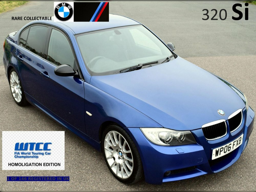 Compare BMW 3 Series 320Si 2006 Wtcc Homologation Edition WP06FXB Blue