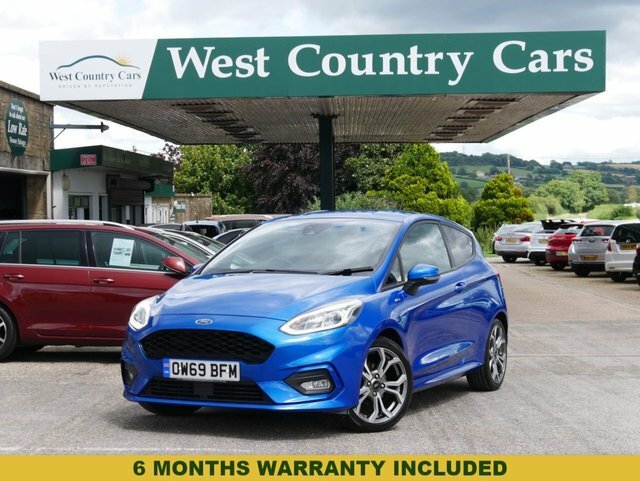 Compare Ford Fiesta 1.0 St-line 99 Bhp OW69BFM Blue