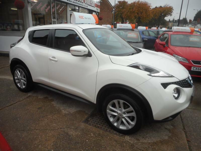 Compare Nissan Juke 1.5 Dci N-connecta KP67YCC White