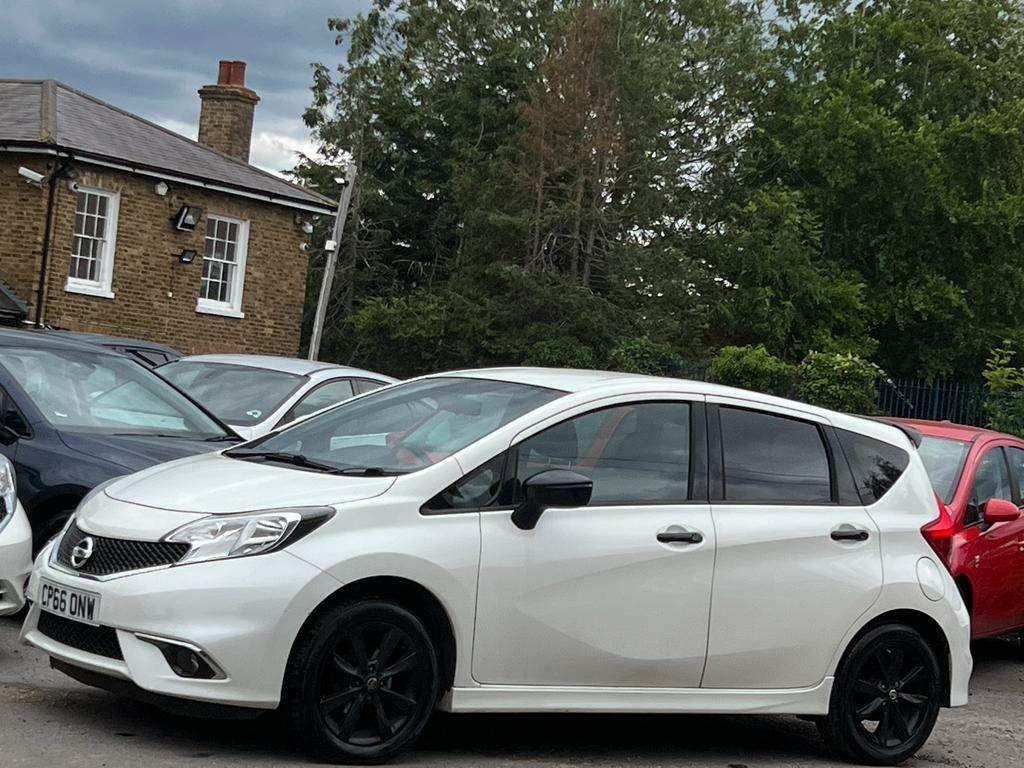 Compare Nissan Note 1.2 Black Edition Euro 6 Ss CP66ONW White
