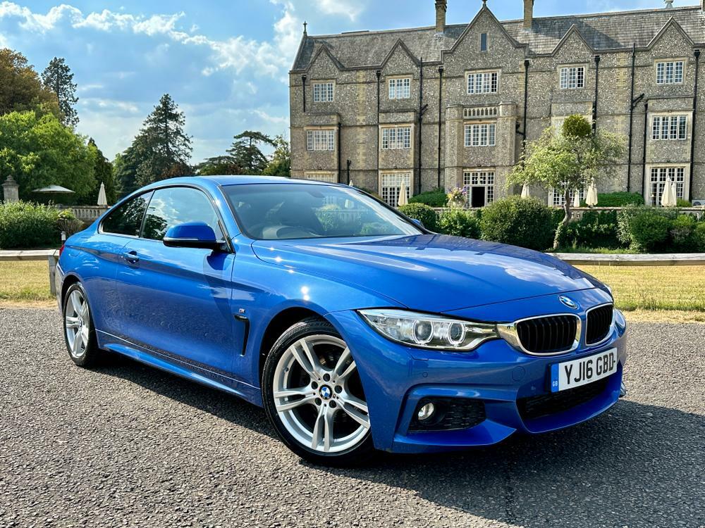 Compare BMW 4 Series 420D M Sport YJ16GBD Blue