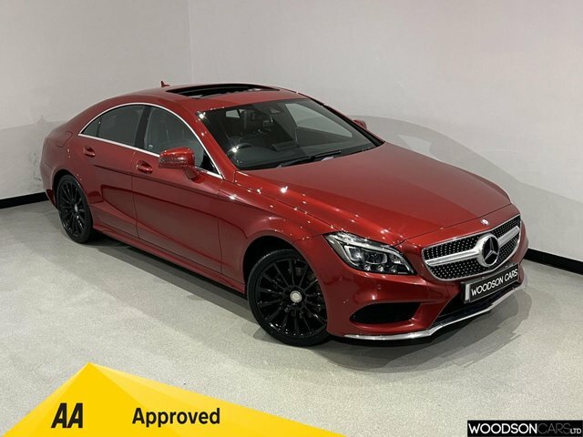 Compare Mercedes-Benz CLS 3.0 Cls350 D Amg Line Premium 255 Bhp KR16YXV Red