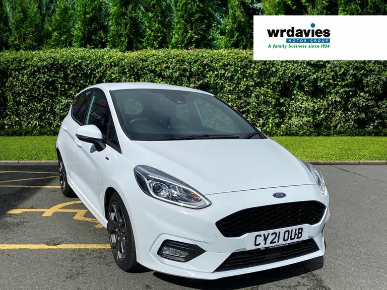 Compare Ford Fiesta St-line Edition Mhev CY21OUB White