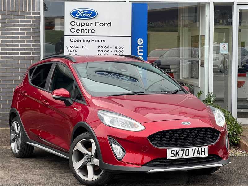 Compare Ford Fiesta 1.0T Ecoboost Active Edition 95Ps SK70VAH Red
