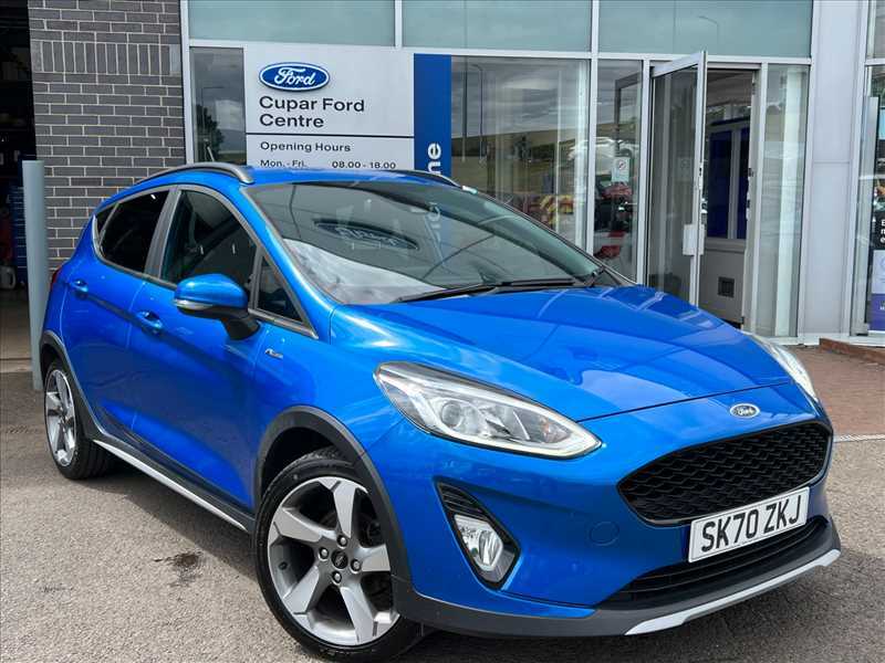 Compare Ford Fiesta 1.0T Ecoboost Active Edition 95Ps SK70ZKJ Blue