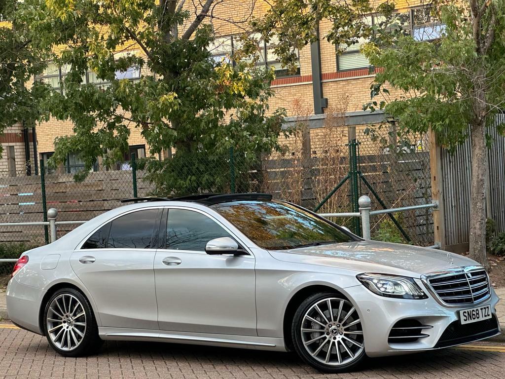 Compare Mercedes-Benz S Class 2.9 S350d Amg Line Premium G-tronic Euro 6 Ss SN68TZZ Silver