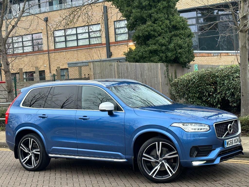 Compare Volvo XC90 2.0 D5 Powerpulse R-design 4Wd Euro 6 Ss WG66NGN Blue