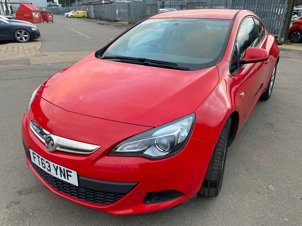 Compare Vauxhall Astra GTC Sport FT63YNF Red
