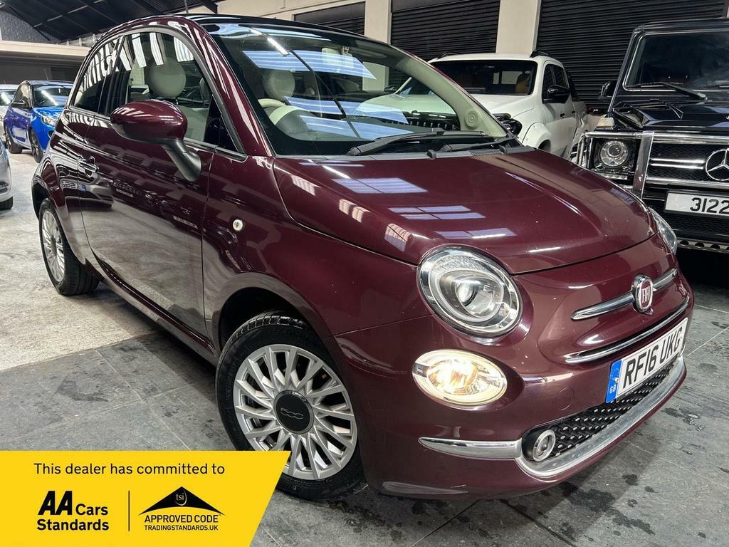 Fiat 500 Hatchback 1.2 Lounge Euro 6 Ss 201616 Red #1