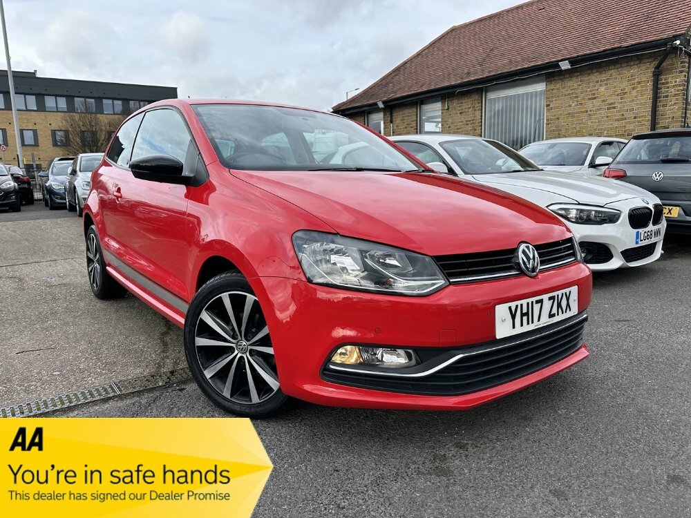 Compare Volkswagen Polo 1.2 Tsi Bluemotion Tech Beats Hatchback YH17ZKX Red