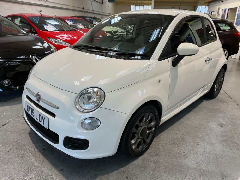 Compare Fiat 500 1.2 S Hatchback Euro 6 Ss 69 WV15LDY White