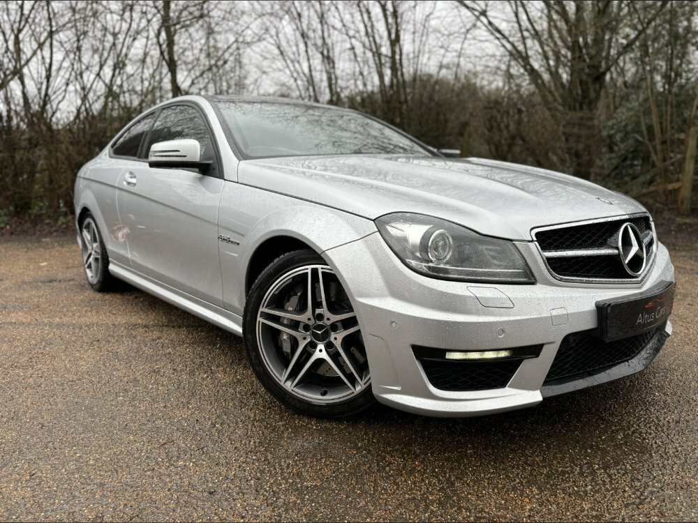 Mercedes-Benz C Class 6.3 C63 V8 Amg Edition 125 Coupe Spds M Silver #1